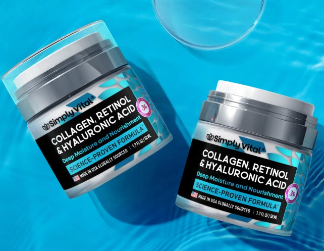 Crema hidratante facial con colágeno SIMPLY VITAL